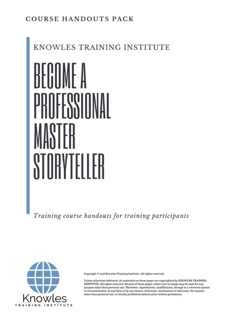 Course Handouts For Become A Professional Master Storyteller Course in Belize
