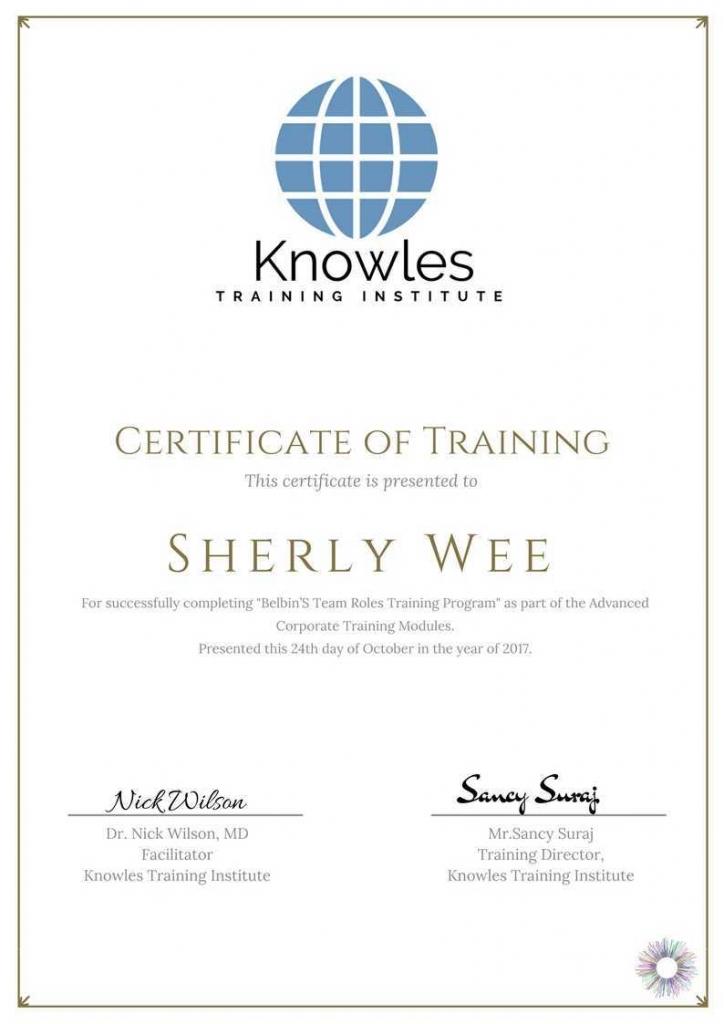 Belbin’S Team Roles Training Course in Belize Certification