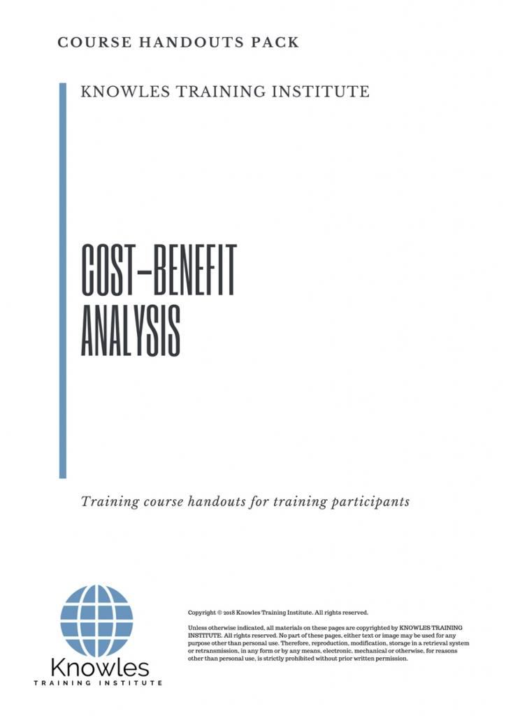 Cost-Benefit Analysis Training Course in Belize Handouts