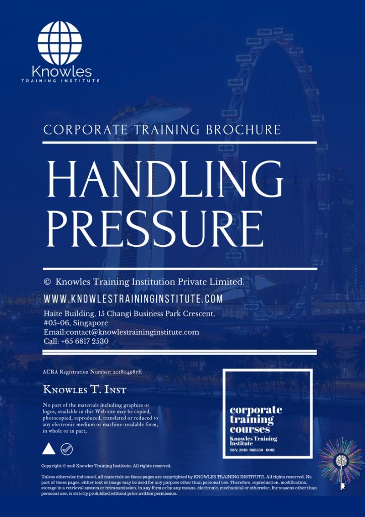 Course Brochure For Handling Pressure Training Course in Belize
