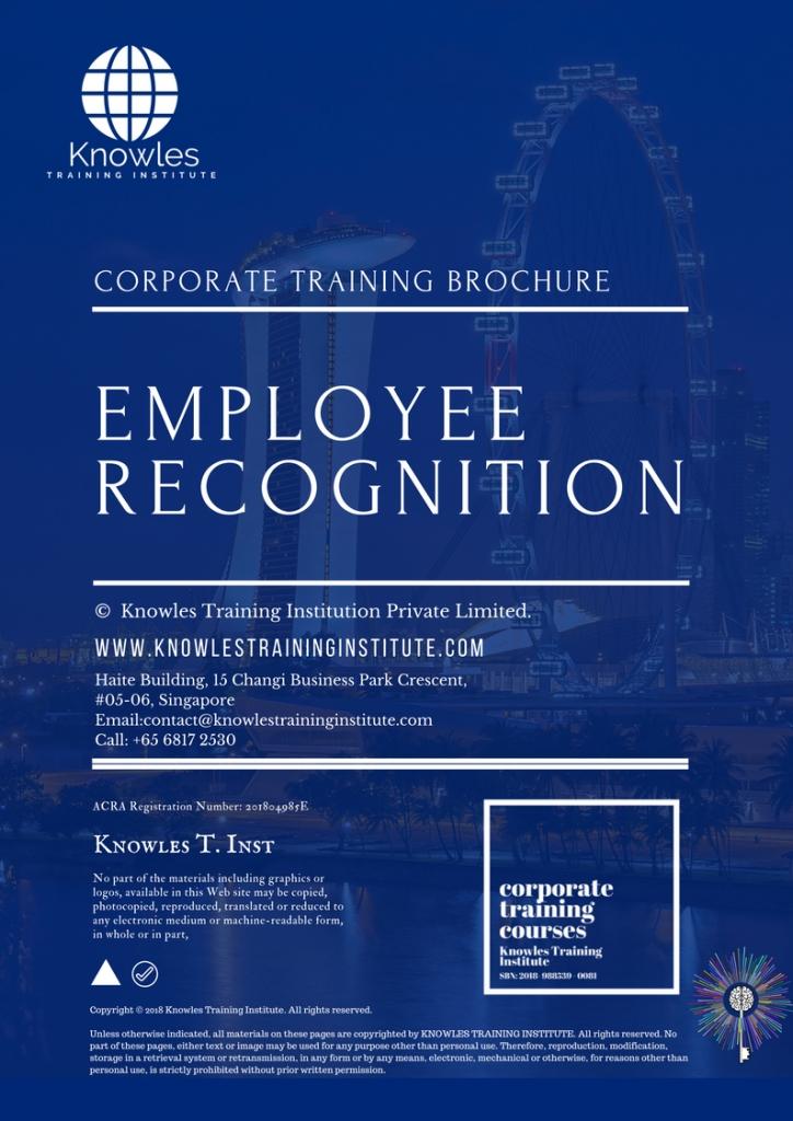 Employee Recognition Training Course in Belize Brochure