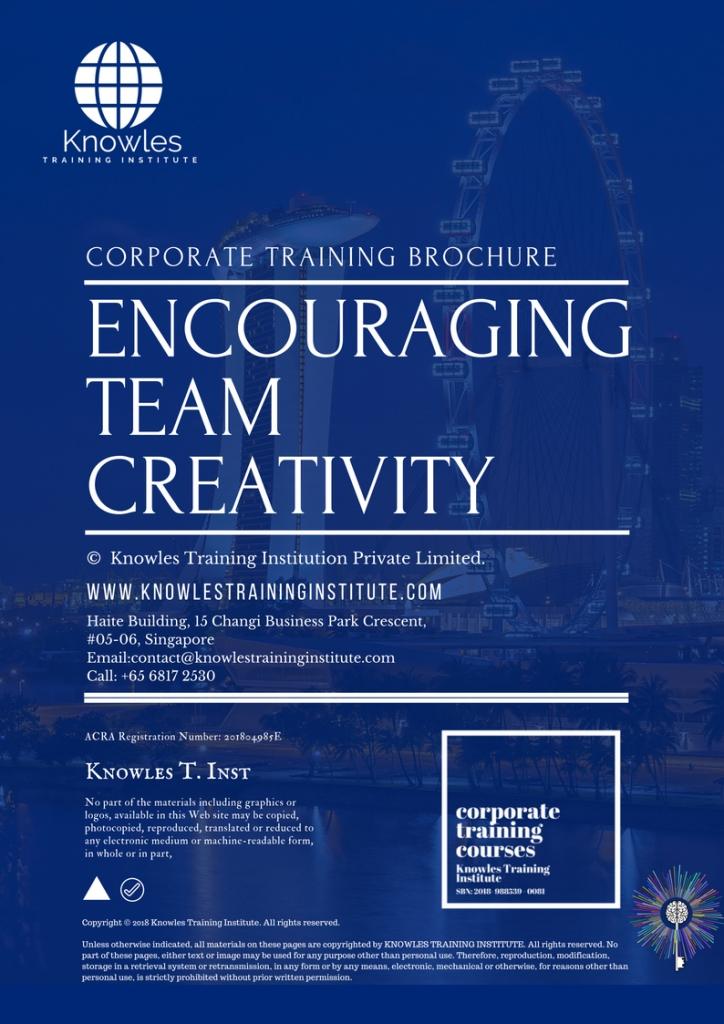 Encouraging Team Creativity Training Course in Belize Brochure