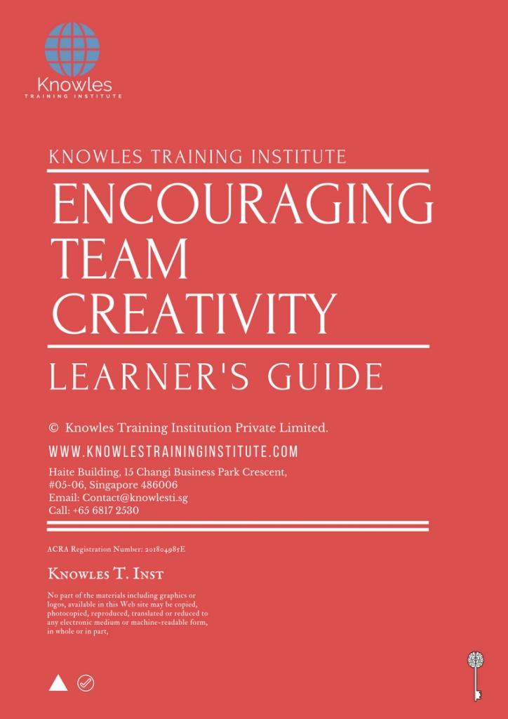 Encouraging Team Creativity Training Course in Belize Learner’s Guide