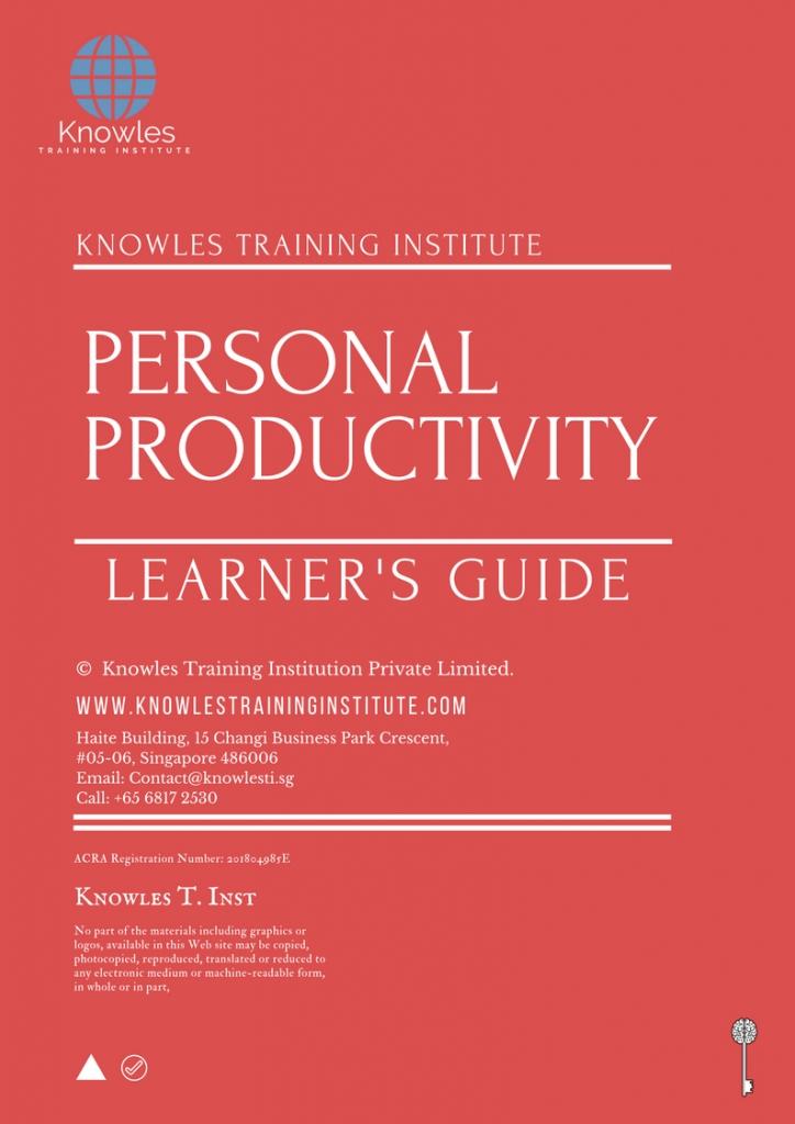 Learner’s Guide For Personal Productivity Training Course in Belize