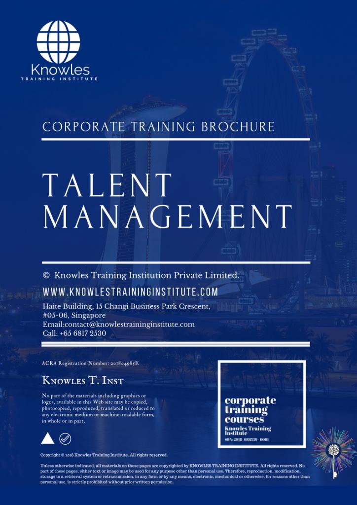 Talent Management Training Course in Belize Brochure